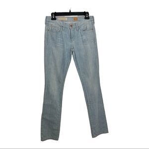 Anthropologie Pilcro And The Letterpress Womens Skinny Jeans Blue Stretch 26
